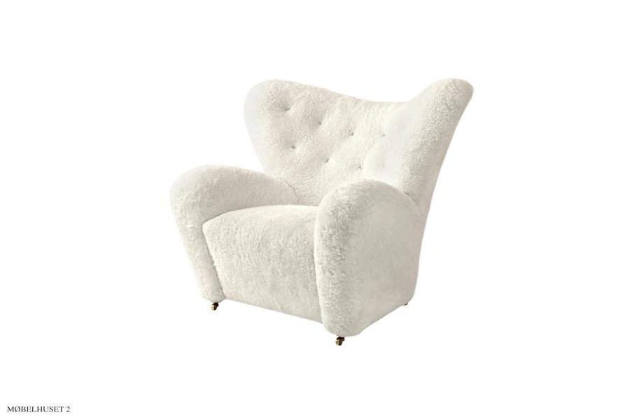 Den Trtte Mand Lnestol Off White