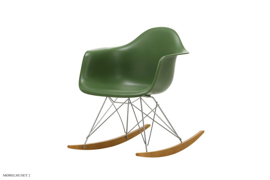 Eames Plastic Armchair (RAR) Schaukelstuhl