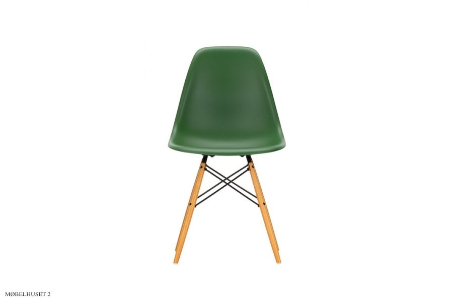 Eames Plastic Side Chair (DSW) Forest 
