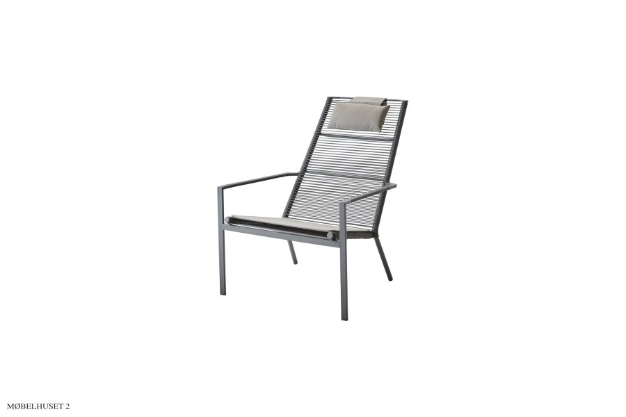 Edge Highback Stuhl, stapelbar | Outdoor