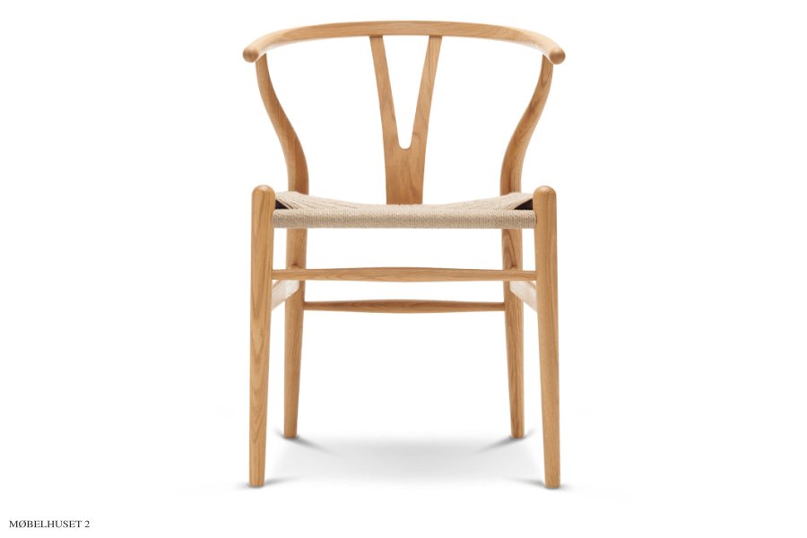 CH24 Wishbone Chair | Eiche gelt | Naturgeflecht