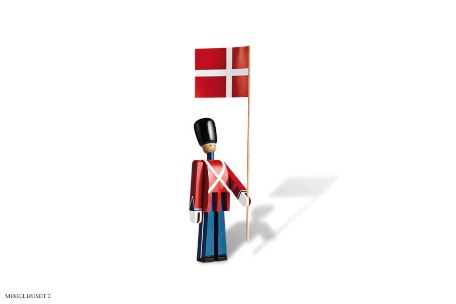 KAY BOJESEN Garde med flag