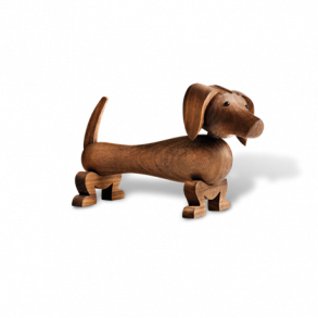 Kay Bojesen Gravhund Valnddetr, 10 cm