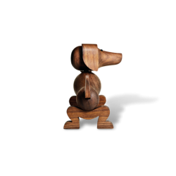 Kay Bojesen Gravhund Valnddetr, 10 cm