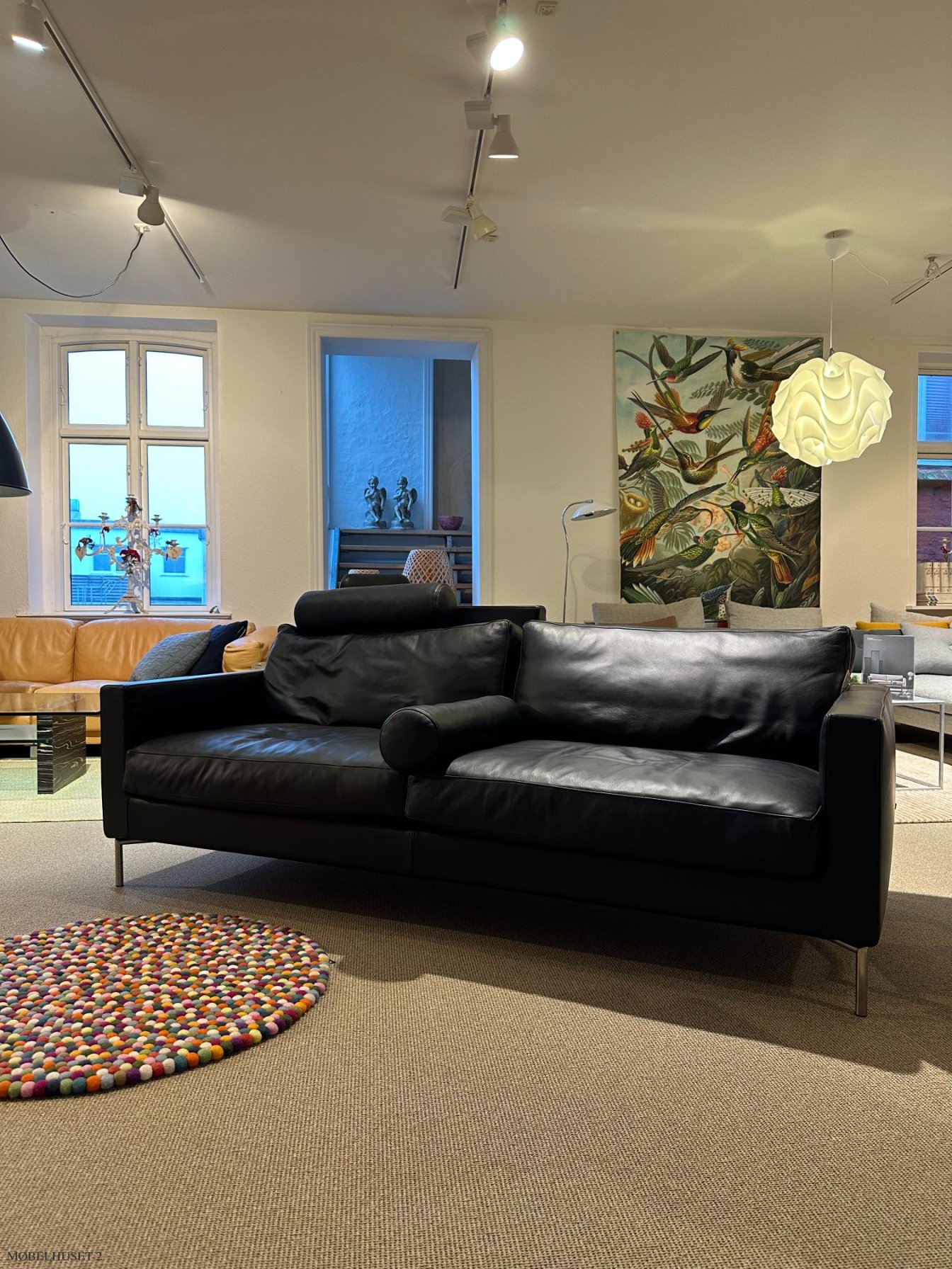 Eilersen Lift 3. pers. sofa | Texas 10 brun l�der | Udstillingsmodel 