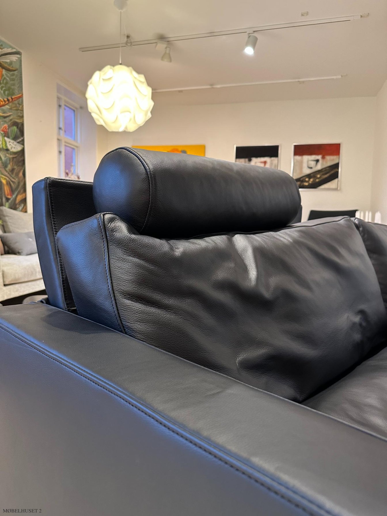 Eilersen Lift 3. pers. sofa | Texas 10 brun l�der | Udstillingsmodel 
