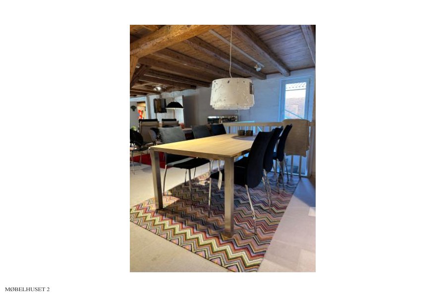 Naver Collection bord GM2112 ask + 6 x Babette stole | Udstillingsmodel