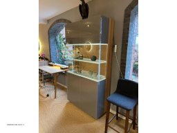 Team7 Cubus glasvitrine med belysning |Udstillingsmodel