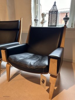 Hans J. Wegner | Getama | L�nestol nr. 501A lav | Udstillingsmodel