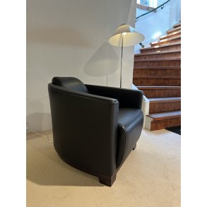 Soul Sessel mit schwarzes Leder | Ausstellungsmodell