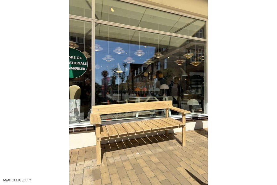 GL101 Timbur Gartenbank von Carl Hansen &amp; Sn | Ausstellungsmodell