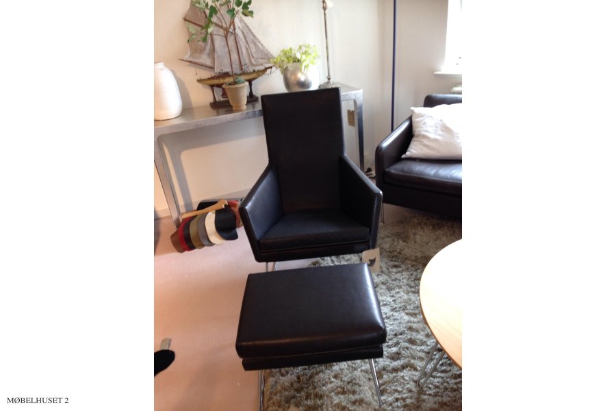 L�nestol + skammel Label