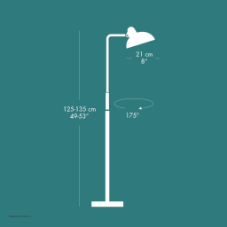 Kaiser Idell� Luxus Gulvlampe | Fritz Hansen