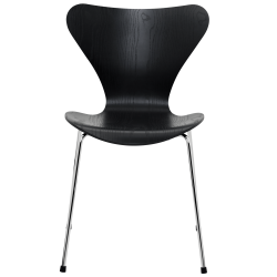 mor En smule indtil nu Serie 7 spisestol i sort | designet af Arne Jacobsen | Fritz Hansen