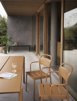 Linear Steel Armchair