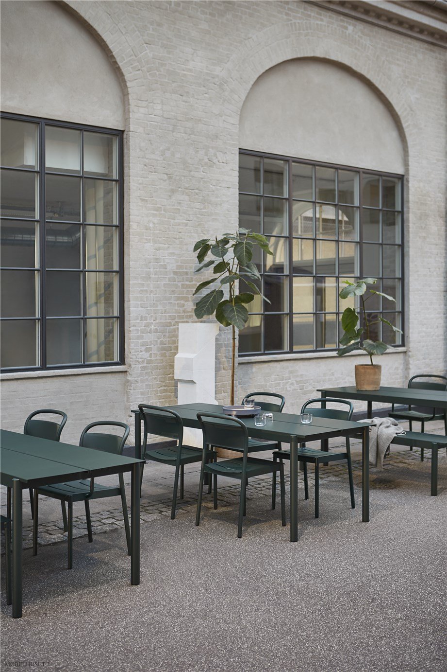 Linear Steel Side Chair