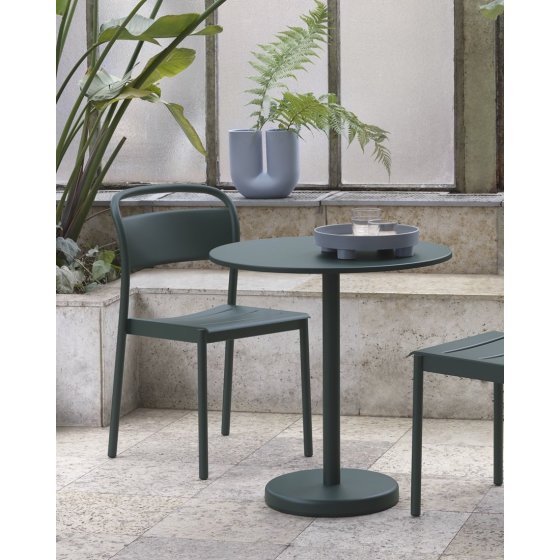 Linear Steel Caf� Table �70