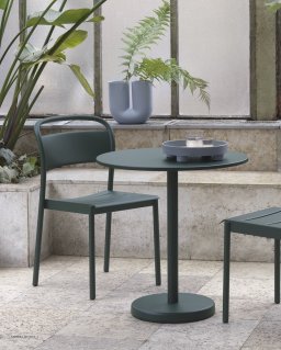 Linear Steel Side Chair