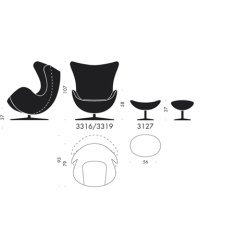 gget fodskammel I Hallingdal stof | Fritz Hansen