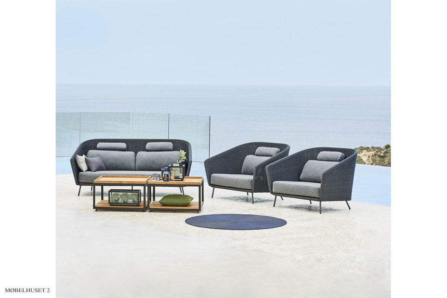 Mega lounge stol, inkl. hyndest | Udendrs