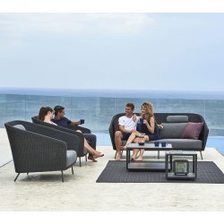 Mega 2-pers. sofa, inkl. hyndest | Udendrs