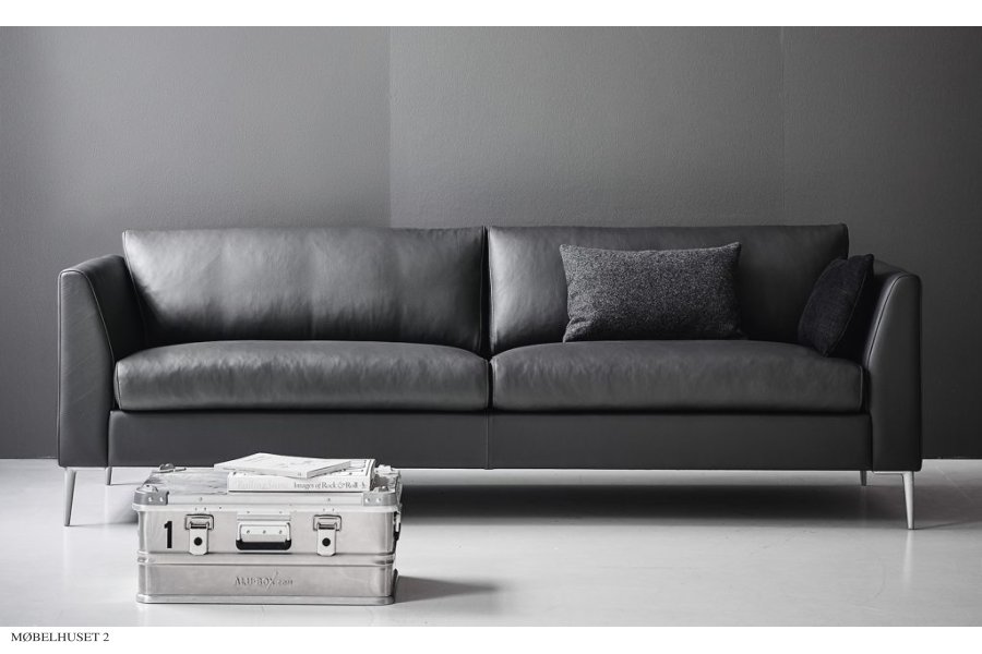 Lang Forstyrre klassisk MH 272 3 pers. | sofa læder - Lædersofaer - Møbelhuset 2