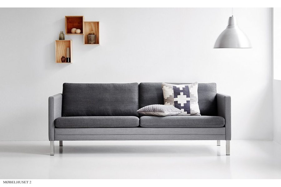 MH 276 3-pers Sofa | grauer Stoff