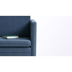 MH 276 3-pers sofa | mrkebl stof