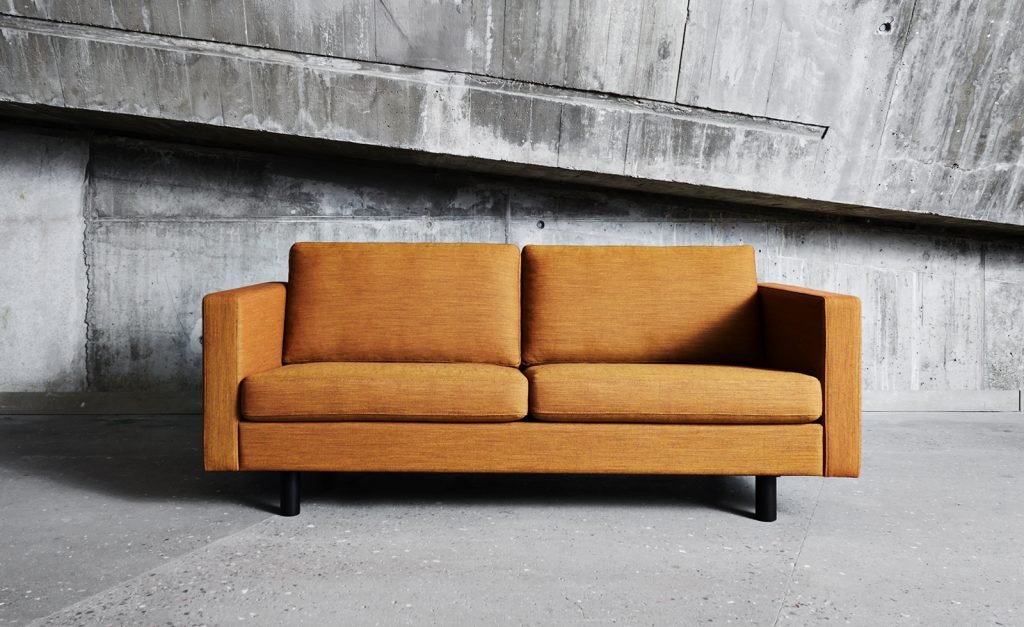 MH 321 3 pers. sofa Orange stof - Stofsofaer - 2