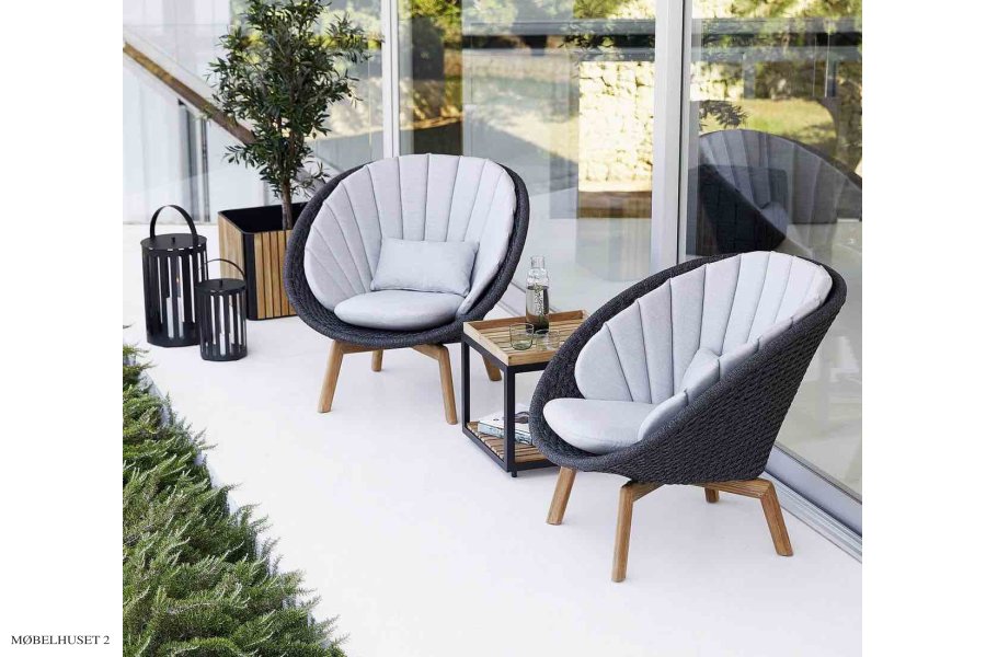 Peacock lounge stol | Udendrs