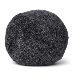 Angelite rundes Lammfellkissen