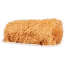 Zylindrisches Lammfellkissen