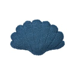 Muschel Lammfellkissen