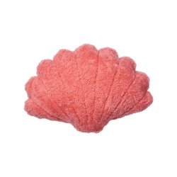 Muschel Lammfellkissen