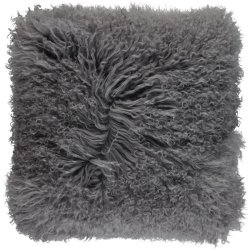 Tibetisches Lammfellkissen