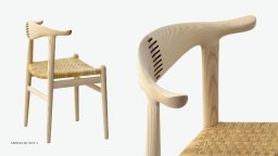 pp505 Cow Horn Chair