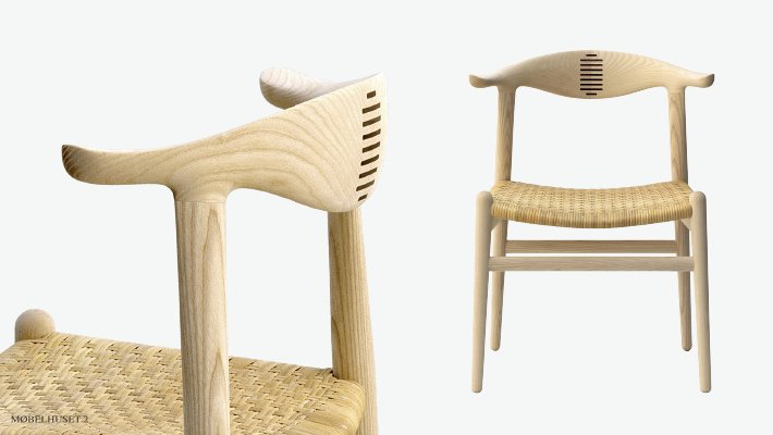 pp505 Cow Horn Chair