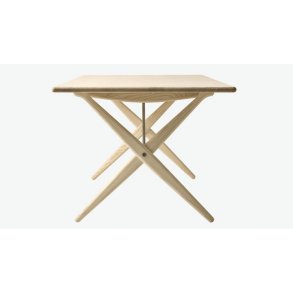 Hans J. Wegner pp 85/160 Scheren Esstisch in Eiche geseift