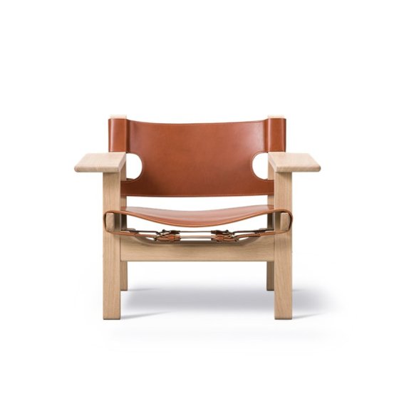 The Spanish Chair | Eiche Seife | Cognac Leder | MH