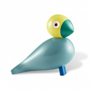 Kay Bojesen Sangfugl Sunshine Malet bgetr, 16 cm