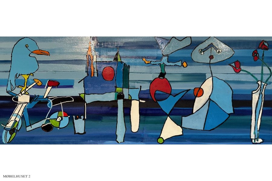 Bentemarie Kjeldbk | "Frise - Kirke og fugl"