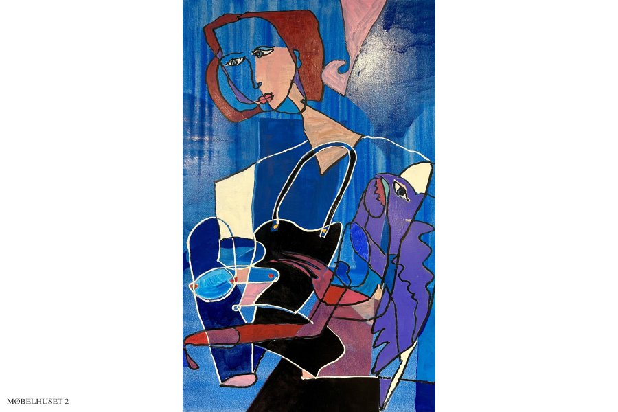 Bentemarie Kjeldbk | "Kvinde med fisk og spand"