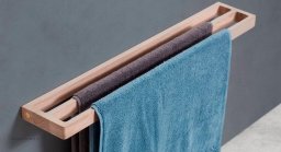 Handtuchstange Doppelt | Eiche