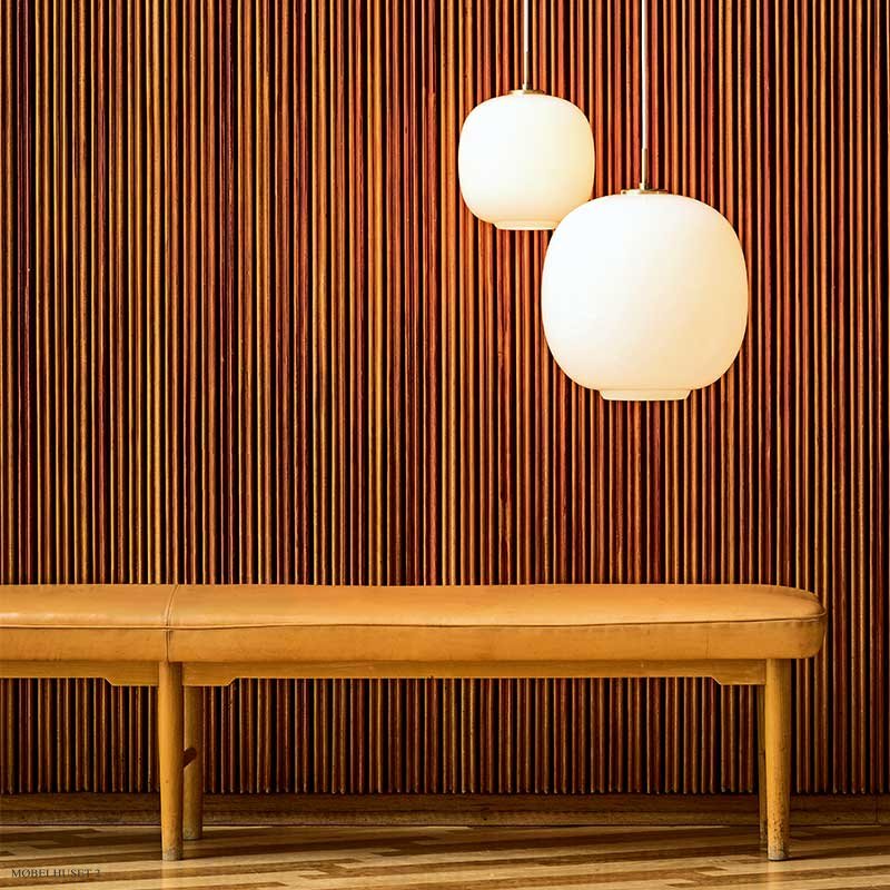 VL45 Radiohus Pendelleuchte I Opal White