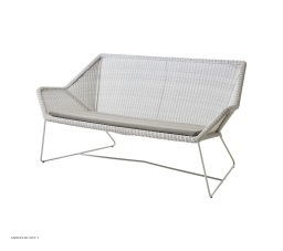 Breeze 2 pers. Loungesofa in wei�-grau | Cane-line | Outdoor